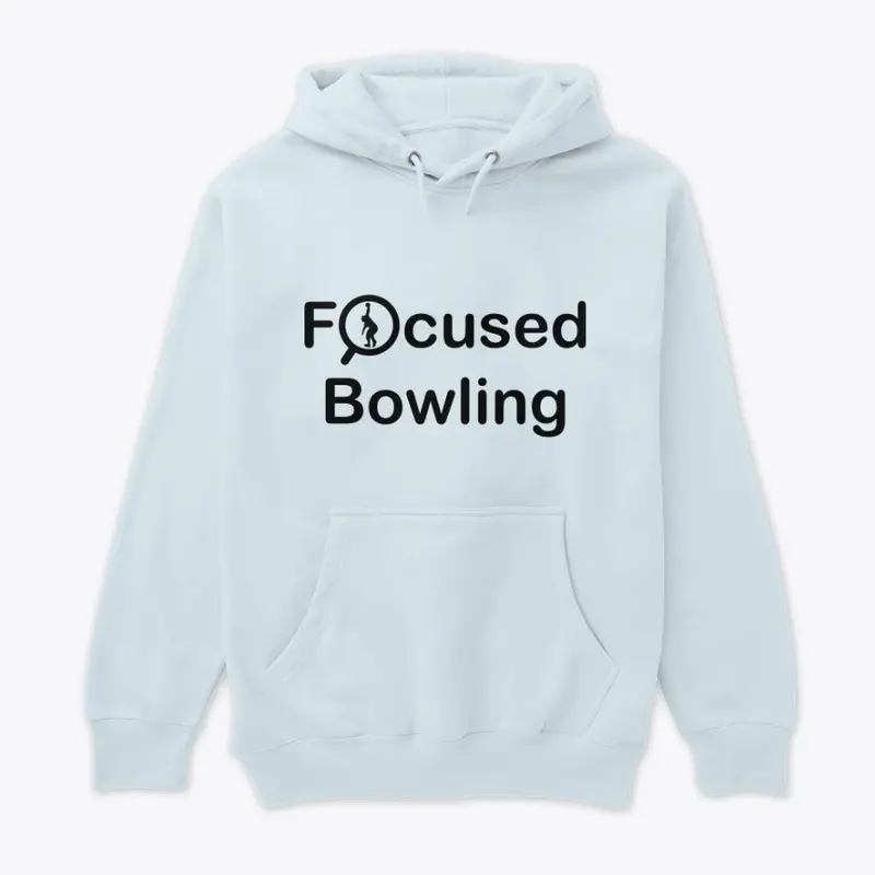 BLUE MIST Focused Bowling Premium Hoodie